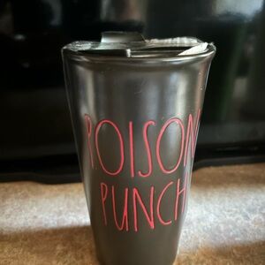 Rae Dunn POISON PUNCH Ceramic Tumbler Mug Halloween Holiday